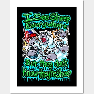 I See Sheep Posters and Art